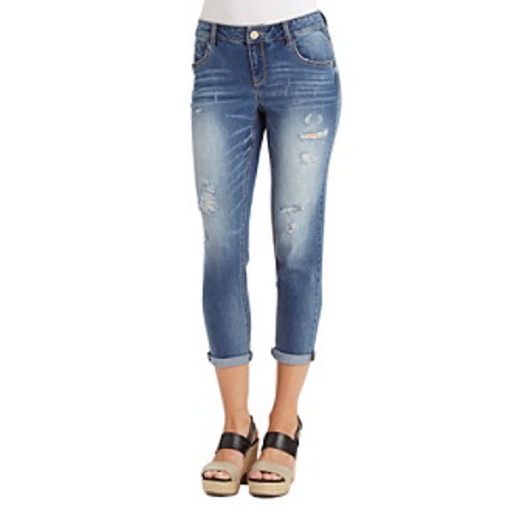 Democracy Flex-ellent Coolmax Straight Slim Crop Jean